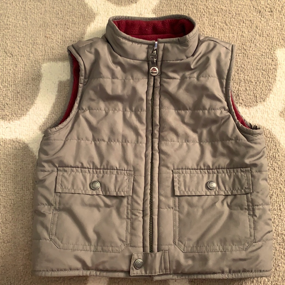 Janie and Jack Fleece Lined Puffer Vest
